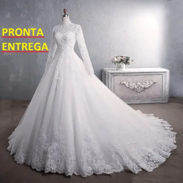 Vestido Noiva Evasê Pronta Entrega