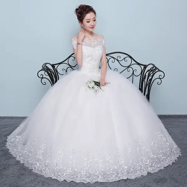 Vestido de Noiva para Casamento na igreja Simples – Plus Size: 36/P ao 60